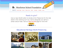 Tablet Screenshot of monfortonschoolfoundation.org